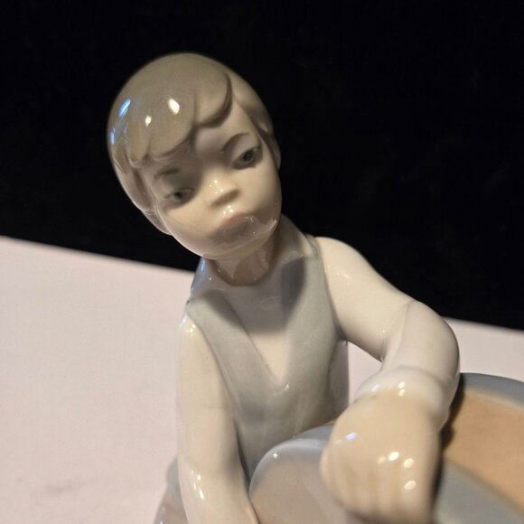 Lladro Drummer Boy figurine, Boy with Drum, porcelain drum figurine MINT SPAIN - Picture 4 of 7